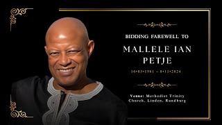 Funeral Service of Mallele Ian Petje [upl. by Angell]