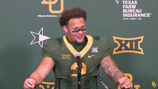 Baylor Football Postgame vs Texas Tech [upl. by Xineohp]