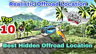 🚌All Hidden Offroad Location Map In Bus Simulator Indonesia New Update V37 By Maleo  New Places [upl. by Decca]