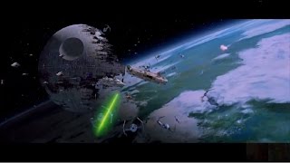 Star Wars VI Return of the Jedi  Space Battle of Endor Supercut [upl. by Asoj]