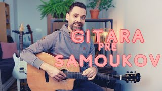 Gitara pre samoukov Držanie gitary hra prstami akordy A a D [upl. by Alcinia]