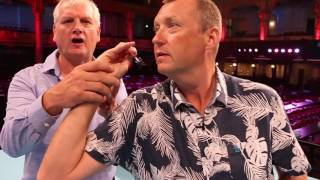 How To Play Darts  quotMy Throwquot with Wayne Mardle including blowing the dart shot [upl. by Oahc612]