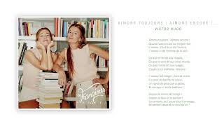 Les Frangines – Aimons toujours  Aimons encore  Lyrics video [upl. by Nnayt376]