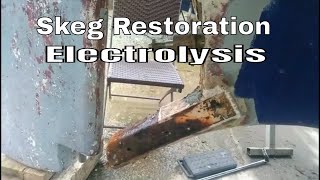 Revitalising a 40 Year Old Boat Skeg The Art of Electrolysis and Rust Removal Norfolk Broads Forum [upl. by Shiverick]