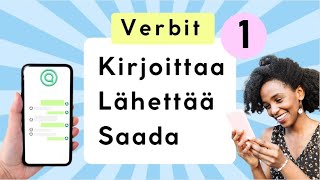 Viestin kirjoittaminen  Verbit kirjoittaa lähettää ja saada [upl. by Iohk119]