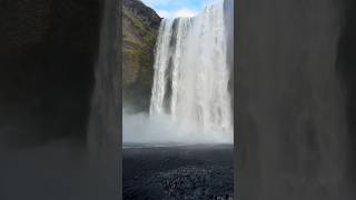 The incredible Skogafoss 🇮🇸 iceland travel trending nature [upl. by Reerg]