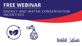 Energy and Water Conservation Incentives Webinar  ResiLient Loyalist Township [upl. by Waki931]