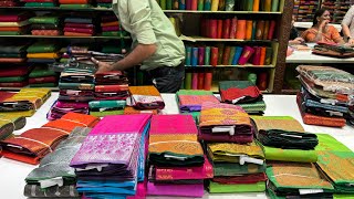 மெகா ஆடி சேல் Pachiyappas silks TNagar first time 5 to 50 offer sale 11 offer pure silk sarees [upl. by Olmstead]