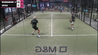 Buckinghamshire vs Suffolk Full Match  UK Padel o60 County Championships Mens Draw [upl. by Faubert]