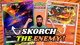 Set Your Opponents ABLAZE With This CENTISKORCH Deck  Pokemon TCG Pocket [upl. by Annette]