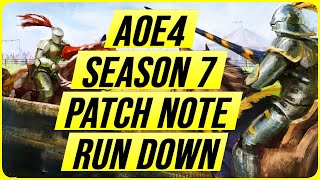 THEY ADDED OUTBACK OCTAGON  AoE4 Season 7 Patch Notes [upl. by Bilski225]