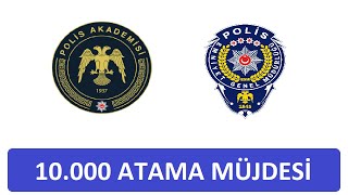 10000 BİN ATAMA MÜJDESİ POMEM ALIMI POLİSLİK ŞARTLARI [upl. by Arayt]