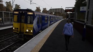 Train sim world 3 Class 314 leaves Patterton for Neilston [upl. by Blunt]