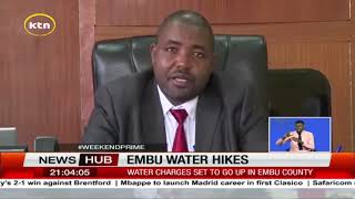 Water charges set to go up in Embu county following public participation on hikes [upl. by Auj]