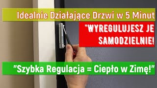 Jak Wyregulować Drzwi z zawiasem trójdzielnym Instrukcja Krok po Kroku naprawadrzwi diy drzwi [upl. by Gregorio]