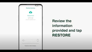 How To Restore Your Chat History on Android  WhatsApp [upl. by Neelehtak537]