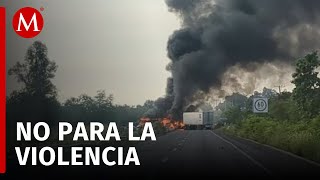 Se cumplen tres días de violencia en Culiacán Sinaloa [upl. by Coughlin]