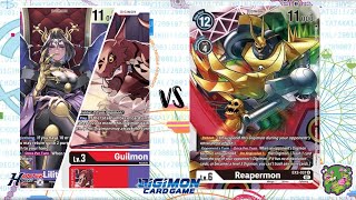 DIGIMON TCG Lilithmon mill Purple vs Reapermon Black [upl. by Ettezzil]