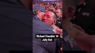 Michael Chandler embraced Jelly Roll after UFC309 🤝 [upl. by Rue284]