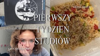 PIERWSZY TYDZIEŃ STUDIÓW [upl. by Notgnirrab]