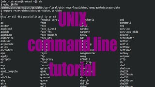 UNIX command line tutorial  25 hours  July 2022  1c595fd0 [upl. by Froma]