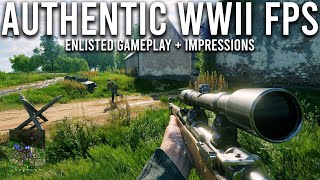 Enlisted  A NEW authentic World War 2 game that could rival Battlefield [upl. by Nakeber]