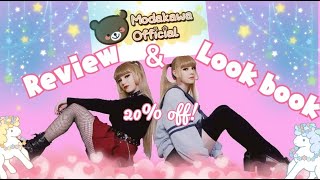 REVIEWING MODAKAWA  LOOK BOOK modakawa kawaii look book [upl. by Pisano589]