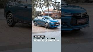 Maruti Suzuki Dzire 2025 First Impressions  MotorIncFirst S02E46 [upl. by Julius]