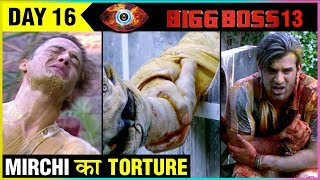 Devoleena Bhattacharjee amp Arti Singh Apply Mirchi On Asim Riazs Face  Bigg Boss 13 Episode Update [upl. by Atnovart]