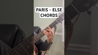 Paris  Else  Easy Guitar Tutorial with Chords and Diagrams [upl. by Kajdan]