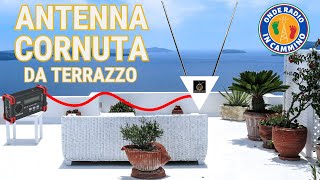 radioamatori in vacanza Costruzione di unAntenna Multibanda Portatile QRP per il Terrazzo qrp [upl. by Enerehs124]