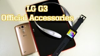 LG G3 Official Accessories  Tone Infinim G Watch amp more [upl. by Alister768]