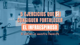 5️⃣ ejercicios que SÍ consiguen fortalecer el infraespinoso [upl. by Zebe]