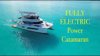 Boat Tour Aquila 44 Fully Electric Power Catamaran [upl. by Anaeda]