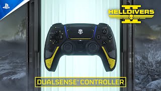 Helldivers 2  DualSense Controller Reveal  PS5 [upl. by Anilecram]