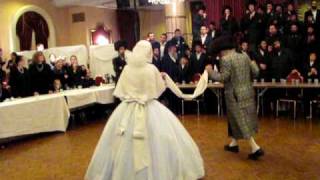 shendishover rebbe dancing by daughters mitzvah tanz [upl. by Audly]