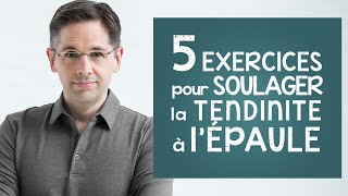 5 exercices pour soulager la tendinite à l épaule [upl. by Ennairda862]