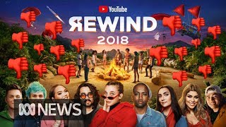 Why does everyone hate YouTube Rewind 2018  ABC News [upl. by Shela]