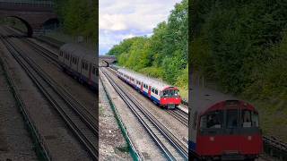 Piccadilly line 1973 Stock 3 Car passing through at Oakwood Park Bridge piccadillyline 1973stock [upl. by Maclean]