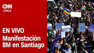 🔴 EN VIVO  MANIFESTACIÓN 8M en Santiago Cámara de CNN Chile en la Alameda [upl. by Radburn]