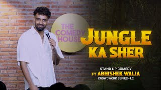 Jungle Ka Sher  Standup Comedy  Crowdwork  Abhishek walia [upl. by Paule]