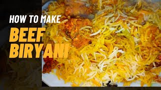 Beef Biryani Recipe Beef Biryani Banane ka Tarika Beef Biryani Biryani [upl. by Yeltneb]