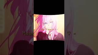 love lovestory anime edit shikimoriisnotjustacutie shikimori izumi cute romance romantic [upl. by Rehotsirk25]