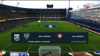 Boca Juniors vs San Lorenzo ● Copa de la liga Profesional 2024 ● PES 2021 [upl. by Jessalin944]