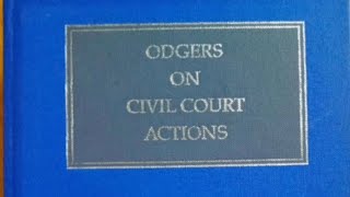 ODGERS ON CIVIL COURT ACTIONS UNIVERSITY MOBILE  marcel jude [upl. by Mcarthur]