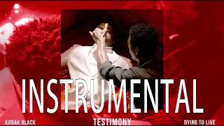 Kodak Black  Testimony Instrumental [upl. by Eenolem]