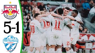 RB Salzburg vs Hartberg 51 All Goals and Extended Highlights [upl. by Darra]