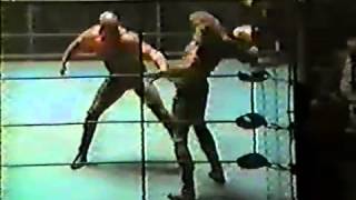 Nikita Koloff vs Magnum TA Cage match [upl. by Novrej]