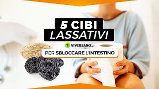 STITICHEZZA 5 alimenti per ritrovare la regolarità  ViverSanonet [upl. by Luisa958]