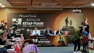 14üncü Antalya Kitap Fuarı 25 Ekimda başlıyor tema İnsan Olmak [upl. by Eiaj237]